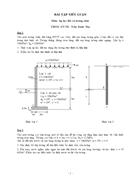 Đề BÀI TẬP TIỂU LUẬN Áp lực đất và tường chắn