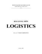 Logistics