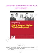 Beginning php5 apache mysql web development