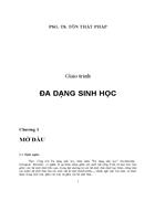 Giáo trình đa dạng sinh học