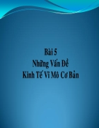 Những vấn đề kinh tế vĩ mô cơ bản