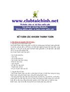 Kế toán các khoản thanh toán