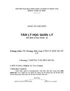 Tâm lý học quản lý cho người lãnh đạo