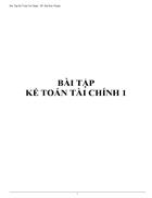 Bài Tập Kế Toán Tài Chính