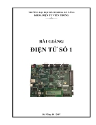 Bài giảng Điện tử số 1 BKĐN