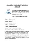 Bạn đã biết tự ôn luyện để thi tốt TOEIC