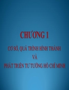 Cơ sở quá trình hình thành và phát triển tƣ tƣởng hồ chí minh