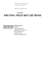 Bai thuyet trinh tu tuong Ho chi minh Phuong phap Ho Chi Minh