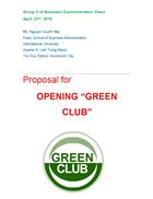 Opening green club