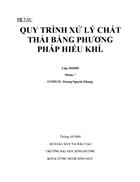 Tính toán thiết kế nhà máy xử lý nước thải bằng pp hiếu khí