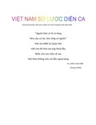 He thong lich su viet nam qua tho