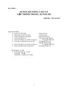 Lập trình Autocad