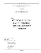 Xây dựng danh mục đầu tư tài chính blue stars group năm 2008