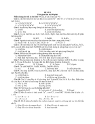 5 đề thi dại học hay