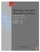 Nhận dạng mặt người bằng phân loại Bayes