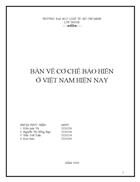 Bàn về cơ chế bảo hiến ở việt nam hiện nay