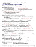 Đề cương môn Hóa lớp 8 Gia Lai