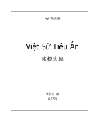 Việt Sử Tiêu Án Ngô Thì Sĩ