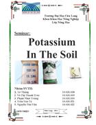 Potassium In The Soil