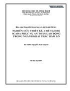 Nghiên cứu thiết kế chế tạo hệ SCADA phục vụ an toàn lao động trong ngành khai thác hầm lò