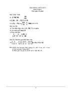 BÀI KHẢO GIỮA KỲ I Môn Toán 9