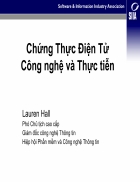 Chứng thực điện tử công nghệ và thực tiễn