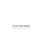 Art of Public Speaking Nghệ thuật nói chuyện trước công chúng