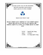 Hoàn thiện quy trình tư vấn triển khai phân hệ Quản lý sản xuất trong hệ thống ERP của công ty TNHH Dịch vụ ERP FPT