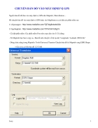 Chuyển bản đồ vào máy GPS