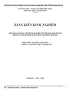 Sáng kiến kinh nghiệm giải bài các toán về tính đơn điệu cực trị của hàm số khi không sử dụng định lí đảo dấu tam thức bậc hai