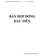 Ban hop dong dau tien