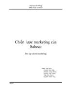 Chiến lược marketing của Sabeco