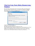 Cấm Cut Copy Paste Delete Rename trong Windows
