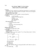 Vật lý TÁC DỤNG NHIỆT VÀ TÁC DỤNG PHÁT SÁNG CỦA DÒNG ĐIỆN