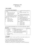 Đề thi Sinh học 45 THCS Kim Giang 2010 2011