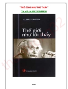 CUỐN SÁCH HAY CỦA Tác giả ALBERT EINSTEIN