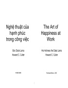 Nghệ thuật của hạnh phúc trong công việc