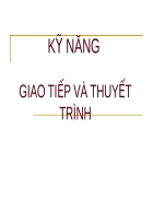 Kỹ năng giao tiếp và thuyết trình