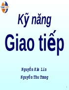 Bài giảng về kỹ năng giao tiếp