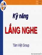 Kỹ năng LẮNG NGHE