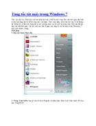 Tăng tốc tắt máy trong Windows 7