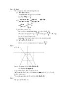 Đáp án môn Toán ôn thi tuyển sinh THPT Sở GDĐT TPHCM 2011