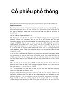 Cổ phiếu phổ thông