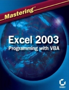 Mastering Excel 2003 Programming with VBA