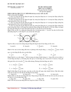 Đề thi thử đại học môn vật lý đề số 4