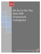 Đồ Án Cơ Sở Tìm Hiểu PHP Framework CodeIgniter