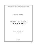 Sinh hóa đại cương