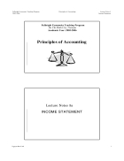 Principles of Accounting