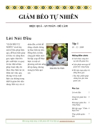 Giảm Béo Tự Nhiên