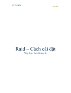 Cài đặt hệ thống Raid